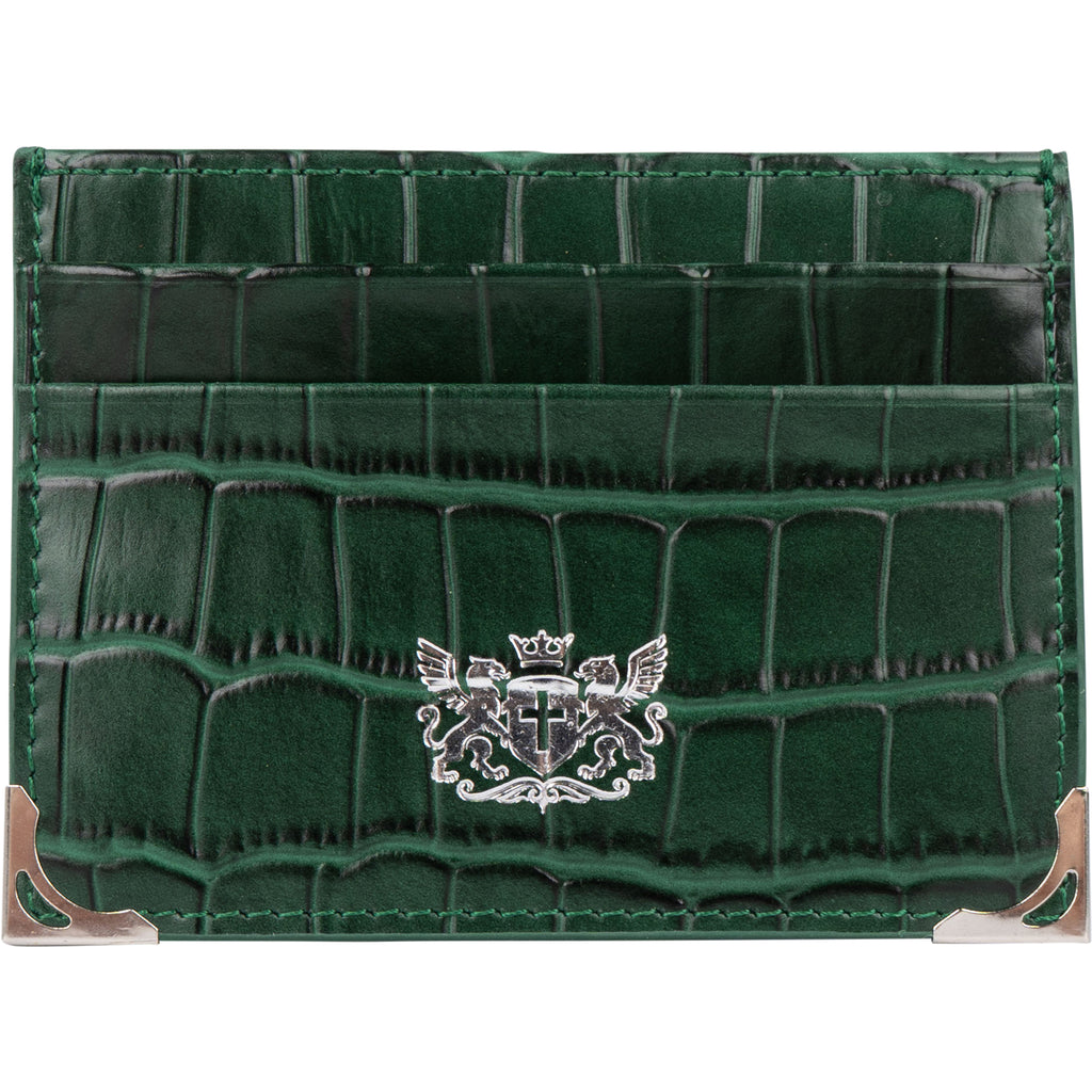 Green Crocodile Cardholder